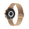 VELTORI VT310-1 Smartwatch with Gold Bracelet + Pink Silicone Strap / gold/pink