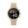 VELTORI VT310-1 Smartwatch with Gold Bracelet + Pink Silicone Strap / gold/pink