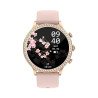 VELTORI VT310-1 Smartwatch with Gold Bracelet + Pink Silicone Strap / gold/pink