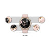 VELTORI VT310-1 Smartwatch with Gold Bracelet + Pink Silicone Strap / gold/pink