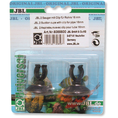 JBL siurbtukai su laikikliais 16 mm (2 vnt.)
