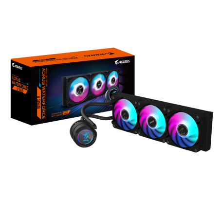 GIGABYTE AORUS WATERFORCE II 360 Procesorius Universalusis skystinis aušintuvas 12 cm Juoda