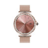 VELTORI Smartwatch VT320-1 with Gold Bracelet + Pink Silicone Strap / gold