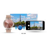 VELTORI Smartwatch VT320-1 with Gold Bracelet + Pink Silicone Strap / gold