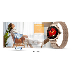 VELTORI VT340-1 Smartwatch / gold/pink