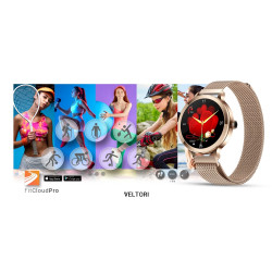 VELTORI VT340-1 Smartwatch / gold/pink