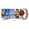 VELTORI VT340-1 Smartwatch / gold/pink