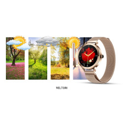 VELTORI VT340-1 Smartwatch / gold/pink