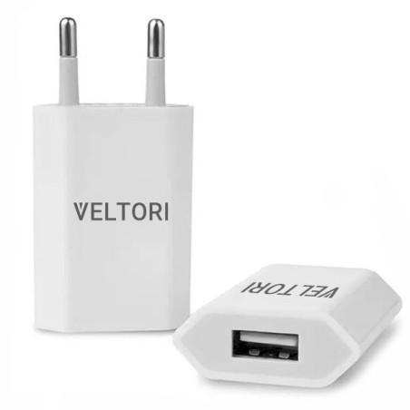 VELTORI POWER ON USB Smartwatch Charger 5V 1A VTL1 / white