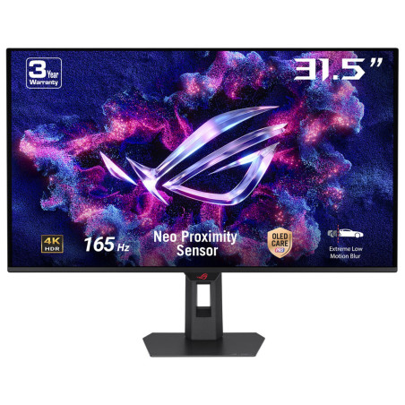ASUS ROG Strix OLED XG32UCDS kompiuterio monitorius 80 cm (31.5") 3840 x 2160 pikseliai 4K Ultra HD QD-OLED Juoda