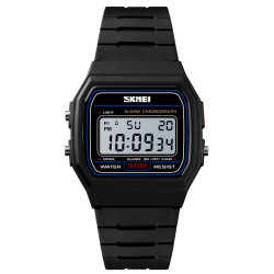 Skmei 1412BKWT Watch / black/white