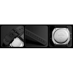 Skmei 1412BKWT Watch / black/white