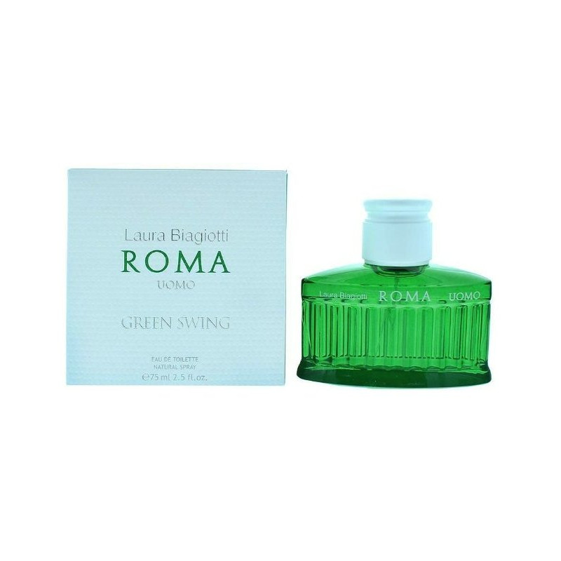 Laura Biagiotti Roma Uomo Green Swing Perfume EDT 75 ml