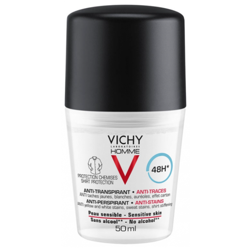 Vichy Homme 48H Anti-Perspirant Anti-Stains 50ml