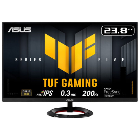 ASUS TUF Gaming VG249Q5R kompiuterio monitorius 60,5 cm (23.8") 1920 x 1080 pikseliai „Full HD“ LED Juoda