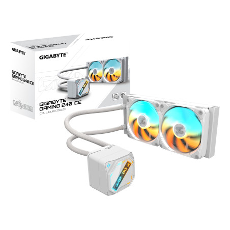 GIGABYTE GAMING 240 ICE Procesorius Universalusis skystinis aušintuvas 12 cm Balta