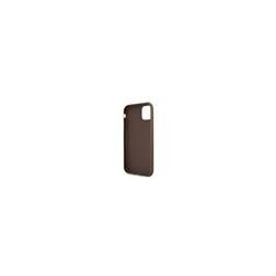 Guess PU 4G Metal Logo Case for iPhone 11 / Brown