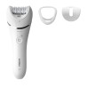 Philips 8000 series BRE700/00 epiliatorius 32 pincetai Sidabras, Balta
