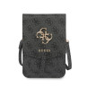 Guess PU 4G Metal Logo Phone Bag grey