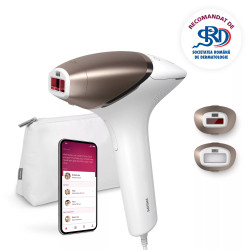 Philips Lumea Prestige BRI945/00 Plaukų šalinimo šviesa priemonė Intensyvaus pulso šviesa (IPL) Rožinė, Balta