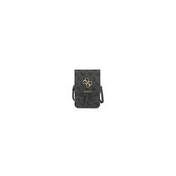 Guess PU 4G Metal Logo Phone Bag grey