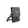 Guess PU 4G Metal Logo Phone Bag grey