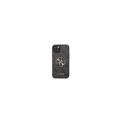 Guess PU 4G Metal Logo Case for iPhone 13 / Grey