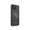 Guess PU 4G Metal Logo Case for iPhone 13 / Grey