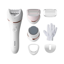 Philips 8000 series BRE730/10 epiliatorius 32 pincetai Rožinė, Balta