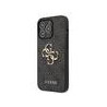 Guess PU 4G Metal Logo Case for iPhone 13 Pro Max / Grey