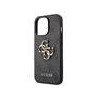 Guess PU 4G Metal Logo Case for iPhone 13 Pro Max / Grey