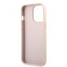 Guess PU 4G Metal Logo Case for iPhone 13 Pro / Pink