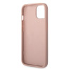 Guess PU Leather Saffiano Case for iPhone 14 Plus / Pink