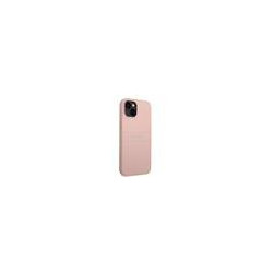 Guess PU Leather Saffiano Case for iPhone 14 Plus / Pink