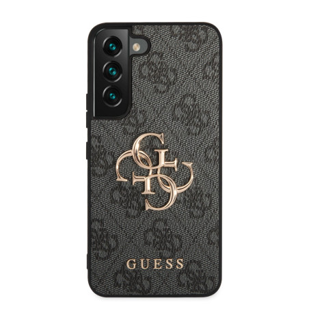 Guess PU 4G Metal Logo Case for Samsung Galaxy S23 / Grey