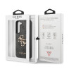 Guess PU 4G Metal Logo Case for Samsung Galaxy S23 / Grey