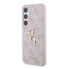 Guess PU 4G Metal Logo Case for Samsung Galaxy S24 / Pink
