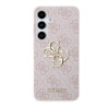 Guess PU 4G Metal Logo Case for Samsung Galaxy S24 / Pink