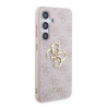 Guess PU 4G Metal Logo Case for Samsung Galaxy S24 / Pink