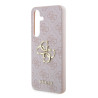 Guess PU 4G Metal Logo Case for Samsung Galaxy S24 / Pink