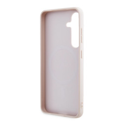 Guess PU 4G Metal Logo Case for Samsung Galaxy S24 / Pink