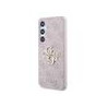 Guess PU 4G Metal Logo Case for Samsung Galaxy S24 / Pink