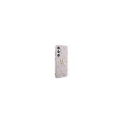 Guess PU 4G Metal Logo Case for Samsung Galaxy S24 / Pink