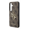 Guess PU 4G Metal Logo Case for Samsung Galaxy S24 / Brown