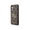 Guess PU 4G Metal Logo Case for Samsung Galaxy S24 / Brown