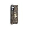 Guess PU 4G Metal Logo Case for Samsung Galaxy S24 / Brown
