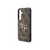 Guess PU 4G Metal Logo Case for Samsung Galaxy S24 / Brown