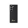 Guess PC/TPU Glitter Flakes Metal Logo Case for Samsung Galaxy Z Fold 6 / Black