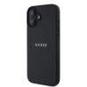 Guess PU Grained Classic Logo MagSafe Case for iPhone 16 / Black
