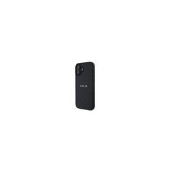Guess PU Grained Classic Logo MagSafe Case for iPhone 16 / Black